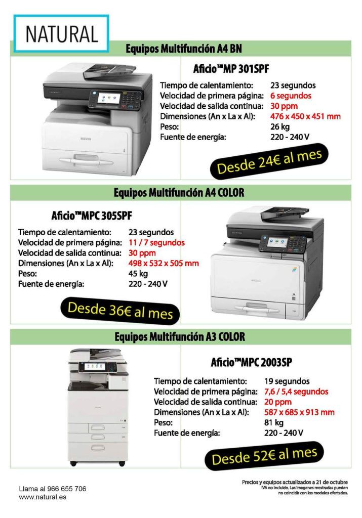 oferta impresoras